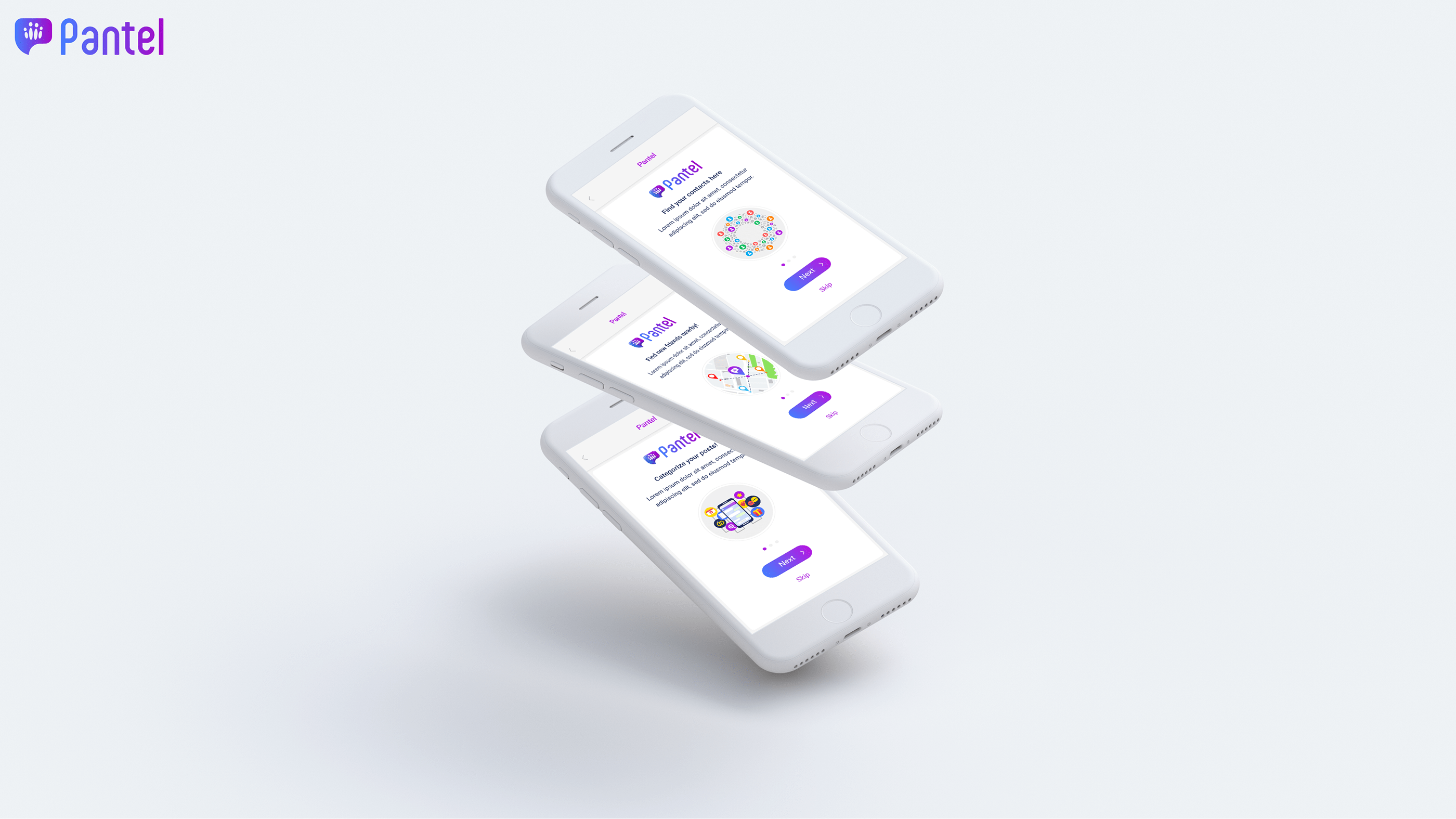 Pantel app screen 2